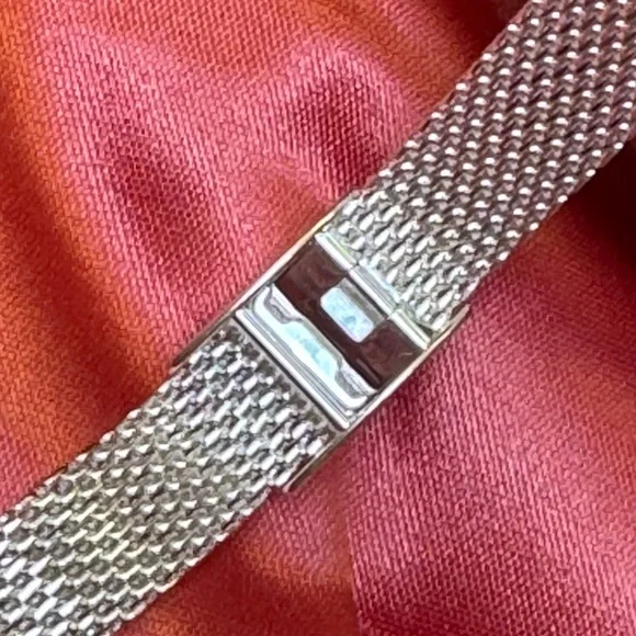 Lenox Sterling Silver 925 Diamond butterfly mesh band Japan 